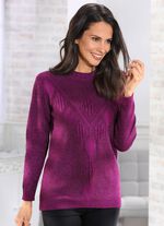 Pullover mit edlem Glitzereffekt 