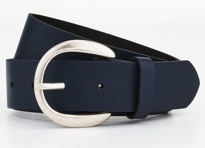 Modischer Damen-G&uuml;rtel aus Leder, 3,5 cm breit 