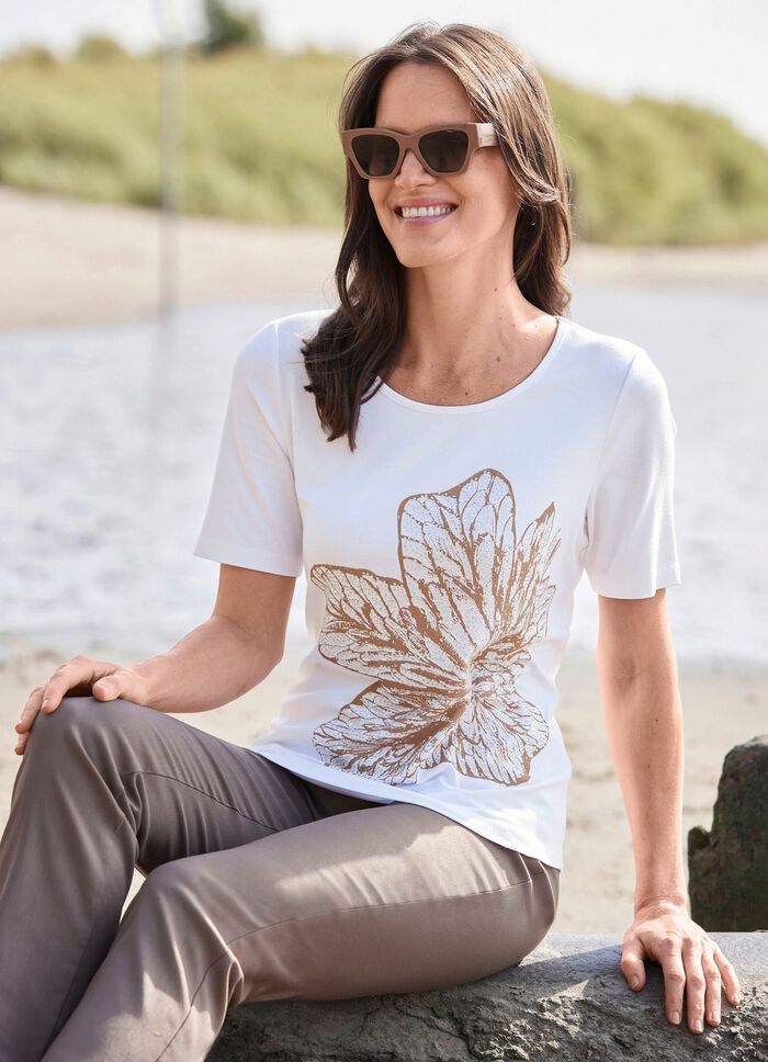 Shirt mit Strasszier 