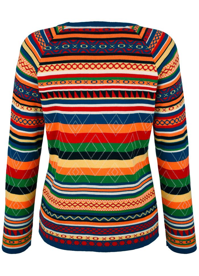 Pullover in Jacquard-Dessin 