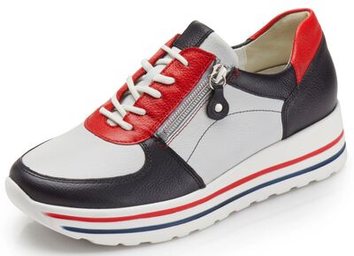 Waldl&auml;ufer, bequeme Damen-Sneaker, Weite H, mit herausnehmbarem Fu&szlig;bett 