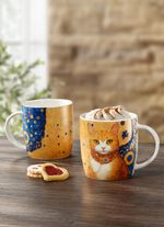 Henkelbecher aus hochwertigem Porzellan 