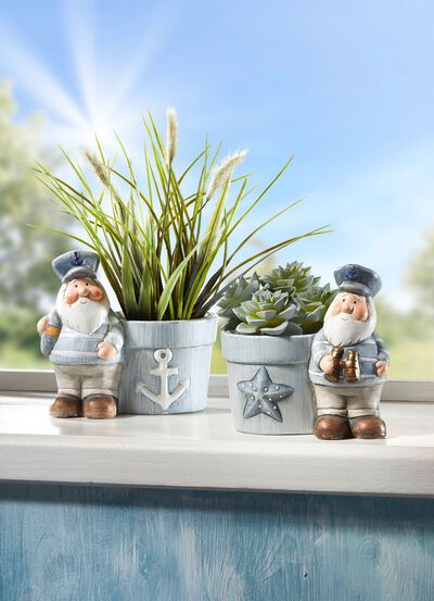 Blument&ouml;pfe aus Keramik im 2er-Set 