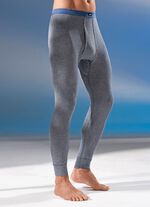 Zweierpack Unterhosen, lang, aus Feinripp, mit Eingriff 