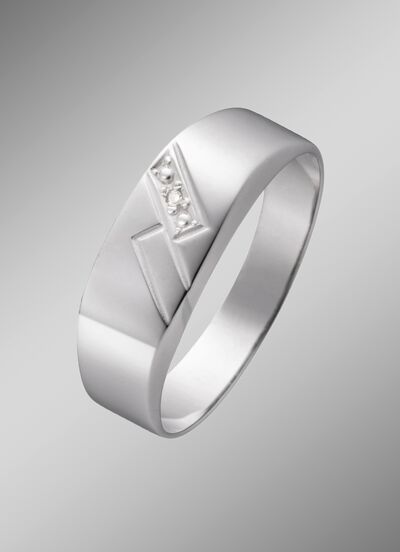 Herrenring mit Diamant 