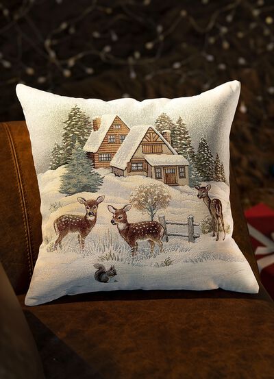 Kissenbezug Rehkitze mit Rei&szlig;verschluss 