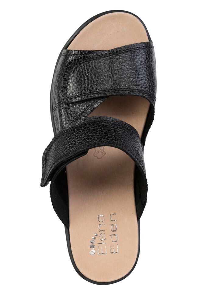 ELENA EDEN, bequeme Damen-Pantoletten, Weite H, mit herausnehmbarem Fu&szlig;bett 