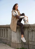 Longweste mit Druckerleiste 