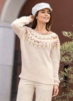 Pullover mit Norwegermuster 