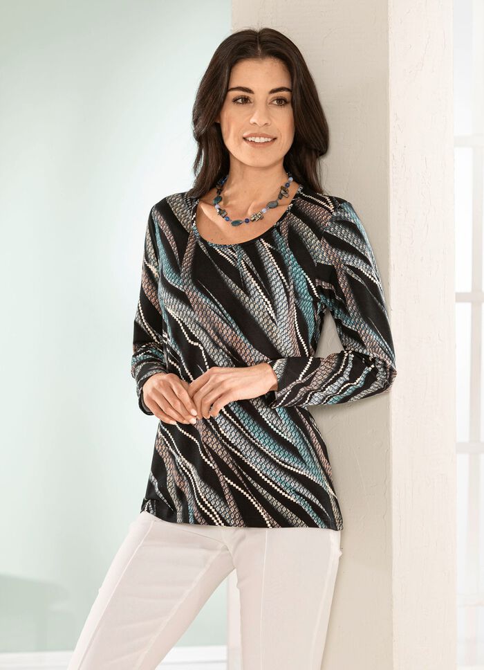 Shirt mit rundem Halsausschnitt 