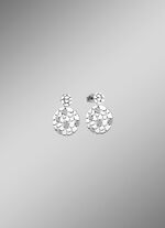 Moderne Ohrstecker mit synth. Zirkonia 