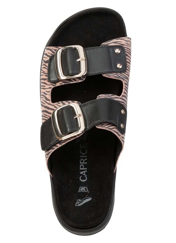 Caprice, trendige Damen-Pantoletten, Weite G, mit herausnehmbarem Fu&szlig;bett 