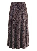 Rock mit edel schimmerndem Glanzdruck 