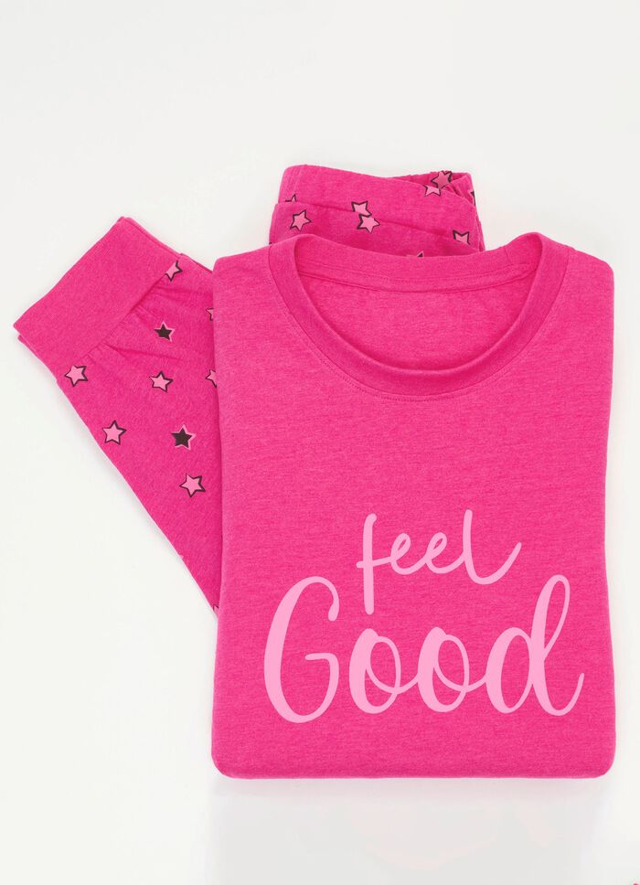 Zweierpack Schlafanz&uuml;ge mit B&uuml;ndchenabschl&uuml;ssen  