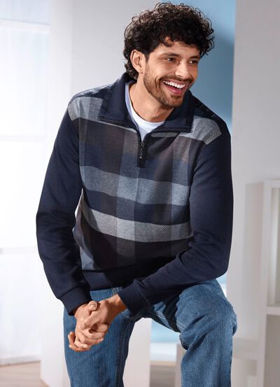 Troyer mit kurzem Rei&szlig;verschluss 