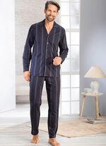 Schlafanzug mit durchgekn&ouml;pftem Oberteil 