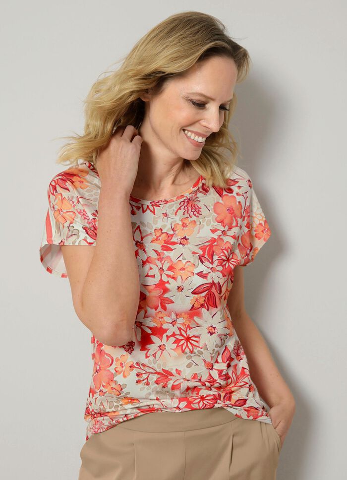 Shirt mit farbenfrohem Mustermix 