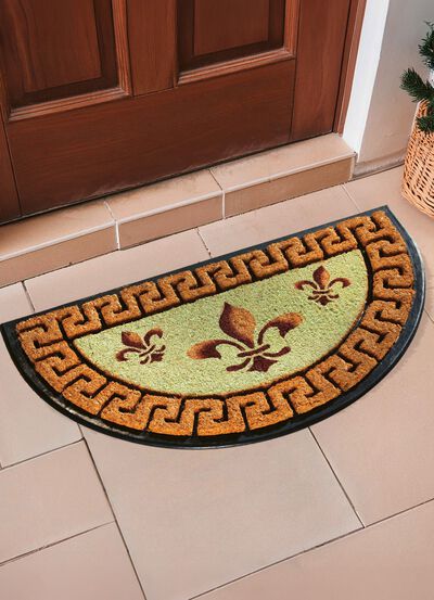 Fu&szlig;matte mit Lilien-Motiv 