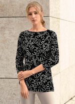 Shirt mit 3/4 langen &Auml;rmeln 