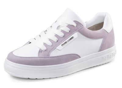 Peter Kaiser Schn&uuml;r-Sneaker aus Nappa- und Veloursleder 