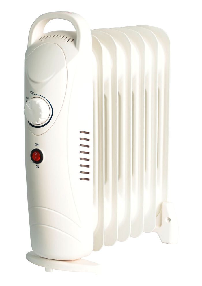 Mobiler und &uuml;berall einsetzbarer &Ouml;l-Radiator 