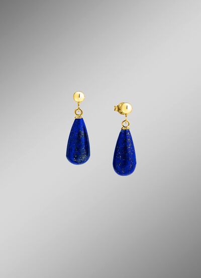 Schicker Ohrstecker mit Lapislazuli 