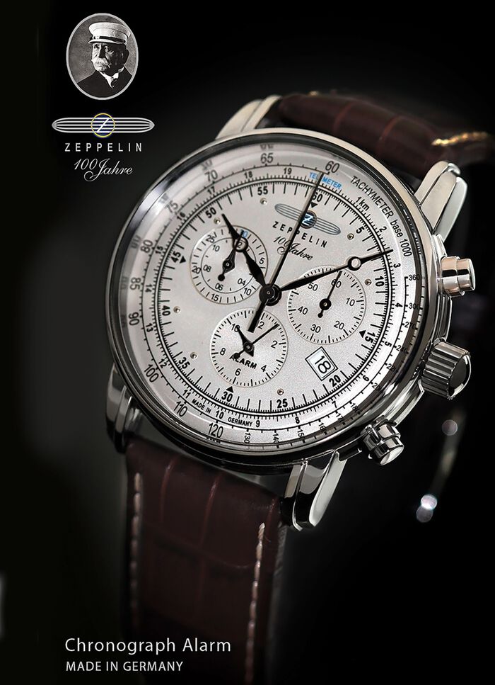 Chronograph mit Lederband 