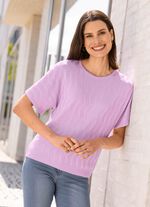 Pullover mit Wellenstruktur 