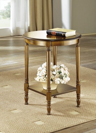 Beistelltisch mit gedrechselten Beinen 