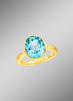 Damenring mit Blautopas 