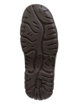 Schn&uuml;r-Boot aus Nubuk- und Veloursleder 