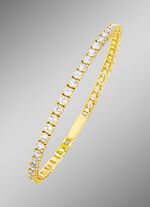 Tolles Tennisarmband mit synth. Zirkonia 