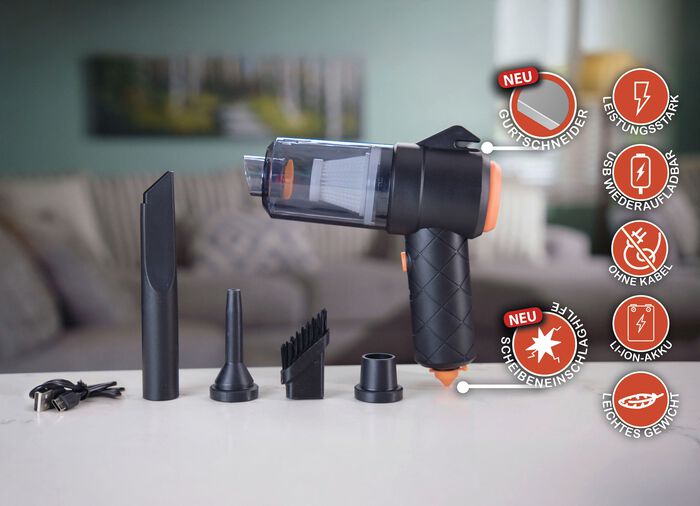 2-in-1 Mini-Akku-Handstaubsauger "STARLYF CLEAN ALL VAC" 