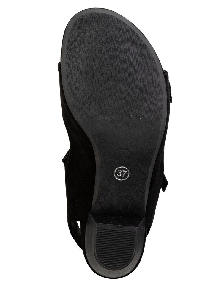 Andrea Conti, modische Damen-Sandaletten, Weite G, mit Klettverschluss 