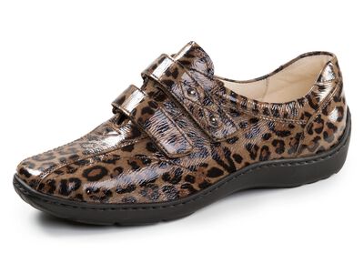 Waldl&auml;ufer, bequeme Damen-Slipper, Weite H, mit herausnehmbarem Fu&szlig;bett 