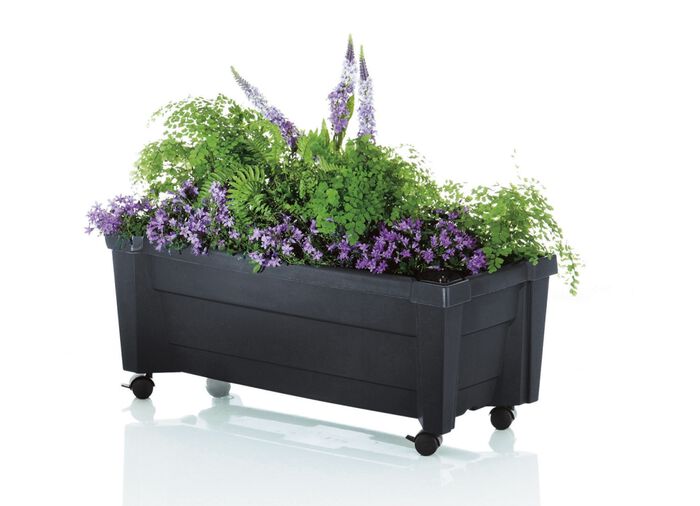 Roll-Pflanzkasten mit Wasserstandsanzeige 