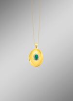 Vergoldetes Medaillon zum &Ouml;ffnen 