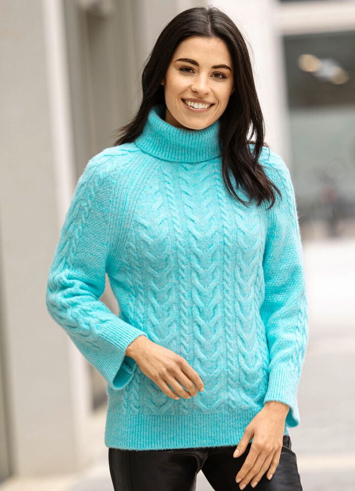 Pullover in Strukturmix 