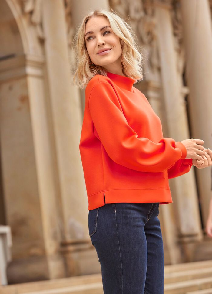 Shirt mit Stehkragen 