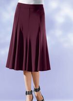 8-Bahnenrock mit glockig schwingendem Saum 