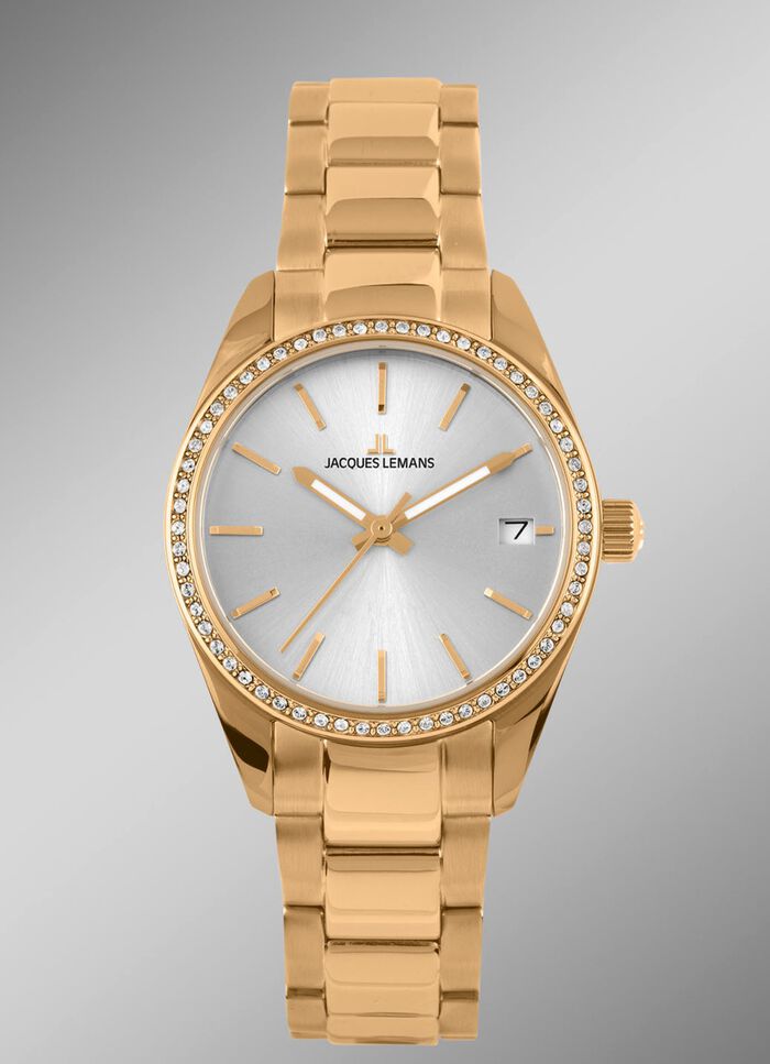 Jacques Leman Quartz-Damenuhr 