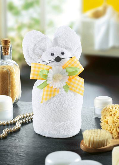 Frottier-Fr&uuml;hlingsmaus in kuschelweicher Qualit&auml;t 