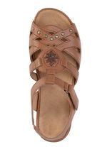 ELENA EDEN Sandale mit Ziernieten und Lederdurchz&uuml;gen 