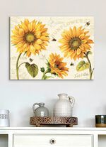 Hochwertiges Leinwandbild auf Holzrahmen 