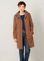 Wendemantel mit Animalprint 