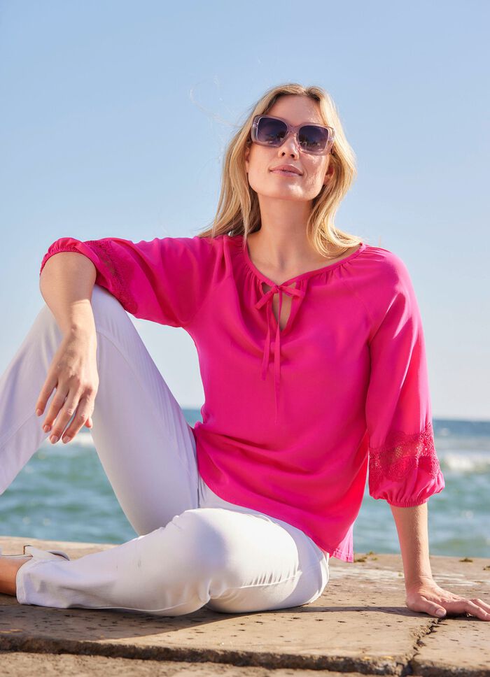 Tunika mit Stickerei-Einsatz 