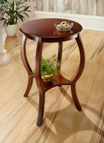 Teilmassiver Beistelltisch mit Beinen aus massivem Buchenholz 