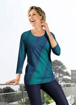 Shirt mit 3/4-langen &Auml;rmeln 