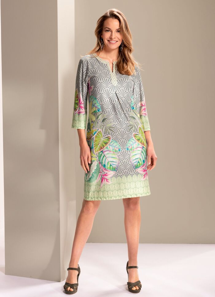 Kleid mit tollem Bord&uuml;rendruck 