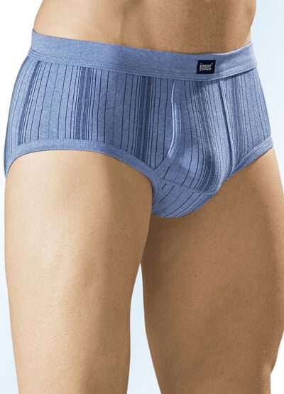 F&uuml;nferpack Slips aus Feinripp mit Eingriff 